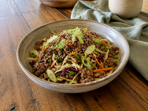 Beef Egg Roll in a Bowl