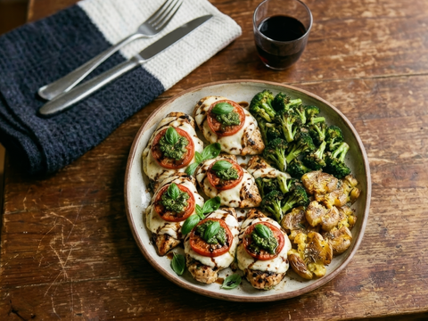 One-Pan Caprese Chicken