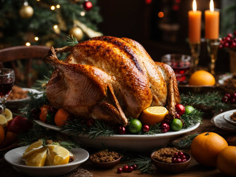 Classic Christmas Roast Turkey with Crispy Skin + Rich Pan Gravy