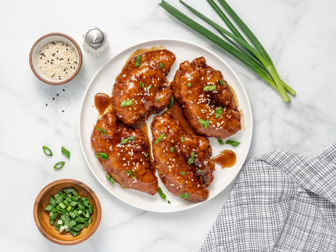 Crispy Honey Soy Glazed Chicken