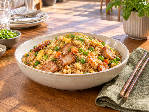 Easy BBQ Pork Fried Rice