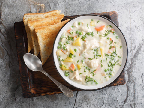 Slow Cooker Chicken Pot Pie Soup
