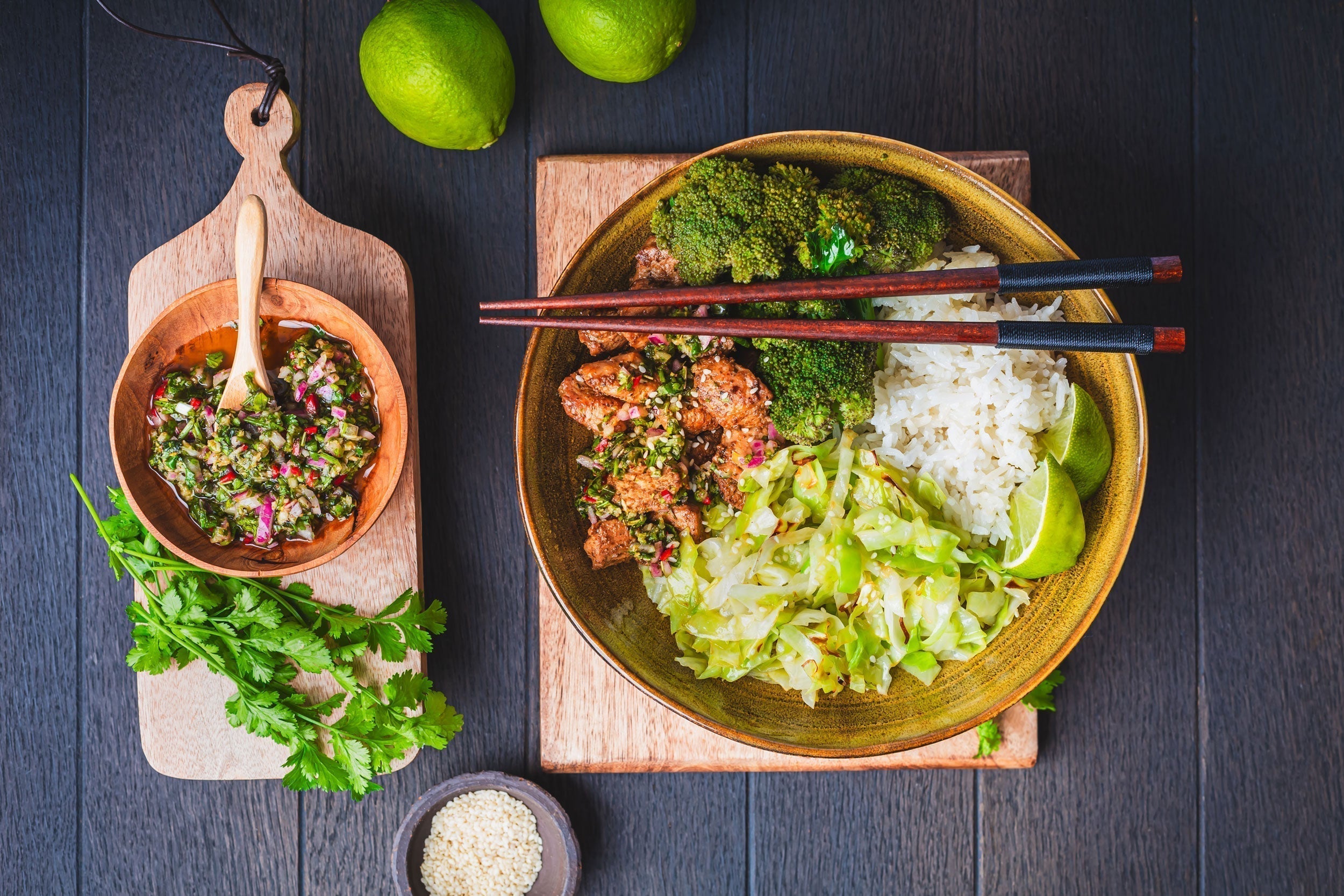 Chimichurri Rump Rice Bowls – Angliss Meats Toowoomba
