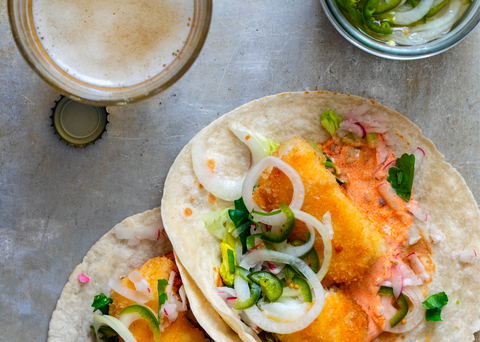 Crumbed Fish Tacos
