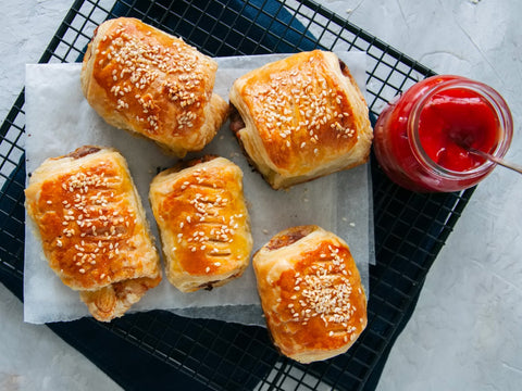 Hearty Beef Mince Sausage Rolls