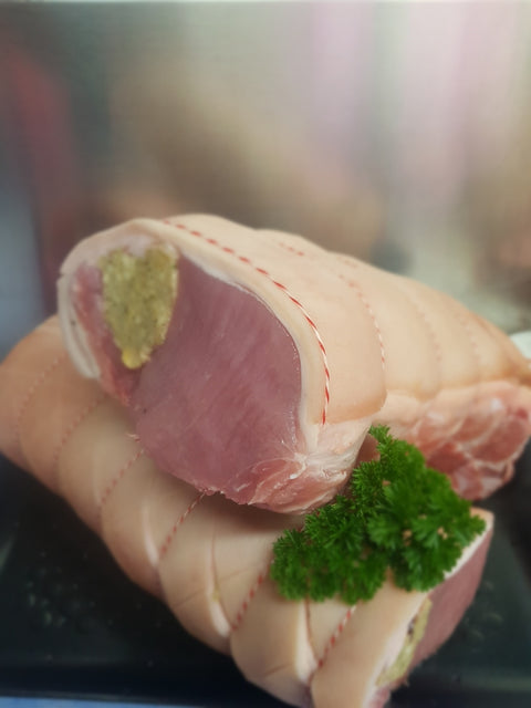 Apple Cranberry & Pistachio Pork Loin Roast